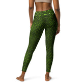 Sateen Stride Texture Yoga Leggings